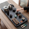 京東京造茶具整套 套裝茶盤(pán)臺杯功夫泡煮【自動(dòng)上水】黑陶20頭 曬單實(shí)拍圖