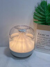 德國進(jìn)口加濕器靜音臥室客廳空氣凈化器空調房補水小型香薰夜燈 奶白色-充插兩用溫馨夜燈+滋潤補 曬單實(shí)拍圖