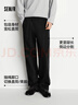 森馬（Semir）休閑褲男發(fā)熱抑菌針織衛褲寬松直筒褲25冬長(cháng)褲子百搭109725127104 曬單實(shí)拍圖