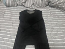 啄木鳥(niǎo)男士保暖內衣羊絨蠶絲冬季加絨秋衣秋褲無(wú)痕打底套裝L黑色 曬單實(shí)拍圖