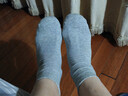 足力健襪子男春夏防臭襪男士加厚松口襪加寬大碼中老年吸汗襪抗菌長(cháng)襪 曬單實(shí)拍圖