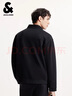 杰克·瓊斯（JACK&JONES）26年動(dòng)感舒適男裝春夾克外套字母圖案簡(jiǎn)約休閑立領(lǐng)領(lǐng)型226121081 E40黑色 常規 L （180） 曬單實(shí)拍圖