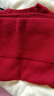 :CHOCOOLATEit本命年紅色套頭圓領(lǐng)針織毛衣女冬季新款寬松保暖上衣 紅色 均碼 曬單實(shí)拍圖