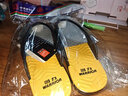 回力人字拖男夏季外穿沙灘防滑夾腳簡(jiǎn)約休閑EVA夾趾拖新款男涼拖 黑黃 44 【標準碼】 曬單實(shí)拍圖