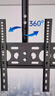 東普立電視吊架天花板吊頂架掛架液晶電視機旋轉上下伸縮多功能顯示器監控吊桿支架電視機壁掛26-60英寸 曬單實(shí)拍圖
