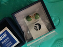 伊黛兒牛油果綠色圓形耳環(huán)女2026年新款潮中國風(fēng)古風(fēng)耳圈小眾氣質(zhì)耳飾 牛油果綠耳環(huán)E2770 曬單實(shí)拍圖
