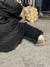 班喜迪女童打底褲秋冬款2026新款洋氣寶寶加絨長褲兒童休閑外穿褲子冬裝 深灰色 120 曬單實拍圖