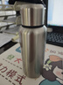 GERTHRON德國保溫杯男款316不銹鋼大容量茶水分離長(cháng)效保溫72小時(shí)高顏值 鋼本色600ML 曬單實(shí)拍圖