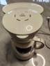 美的（Midea）滴濾美式咖啡機咖啡壺半自動(dòng)家用滴漏恒熱萃取小型電熱水壺泡茶杯煮茶器茶壺 【杏白色】MA-DC510 曬單實(shí)拍圖