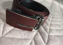 WILLIAMPOLO保羅皮帶男士頭層牛皮腰帶真皮本命年中國紅褲帶情人節禮物送男友 紅色-紅色專(zhuān)柜禮盒 125cm （85-95kg） 曬單實(shí)拍圖