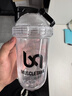 肌肉坦克【全透明】tritan搖搖杯蛋白粉健身運動(dòng)水杯女2025新款攪拌杯 透明白TRITAN材質(zhì)500ml1個(gè) 500ML 曬單實(shí)拍圖