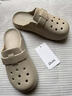 樸西夏季2026新款博肯包頭洞洞鞋女士居家室內防滑靜音踩屎感涼拖鞋男 淺沙色 39-40 曬單實(shí)拍圖