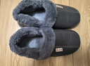 俞兆林（YUZHAOLIN）棉拖鞋女居家保暖棉鞋男pu防水包跟月子拖鞋 YS102 曬單實(shí)拍圖