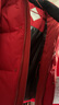 鴨鴨王一博同款1號系列紅色羽絨服男女短款2025冬季最新款防寒厚外套Y 中國紅色 L /175(推薦125-140斤) 曬單實(shí)拍圖