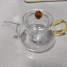 綠昌明茶壺玻璃煮茶壺辦公家用玻璃茶具套裝功夫茶具加厚耐熱泡茶壺 圓珠壺  690ml 曬單實(shí)拍圖