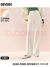SIINSIIN【鞠婧祎同款】加絨衛褲女2025新款闊腿運動(dòng)褲加厚直筒褲子冬保暖 曬單實(shí)拍圖