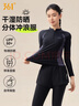 361°游泳衣女士分體長(cháng)袖長(cháng)褲防曬保守沖浪潛水服沙灘水母衣泳裝2件套 曬單實(shí)拍圖
