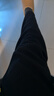 凡客誠品（VANCL）秋冬季休閑直筒運動(dòng)男士百搭長(cháng)褲男裝 黑色 3XL （建議155-170斤） 曬單實(shí)拍圖