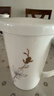金嵐玉 骨瓷馬克杯個(gè)性水杯創(chuàng  )意杯子牛奶杯水杯可愛(ài)韓版簡(jiǎn)約咖啡杯 玉蘭花開(kāi)-420毫升V杯+蓋子 曬單實(shí)拍圖
