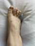 arukuhito日本小腳趾矯正器腳趾分離器小腳趾內翻矯正器小拇指分趾器腳趾套 日用款【2枚入】 均碼 曬單實(shí)拍圖