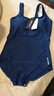 普拉施（PULASSI）游泳衣女士泳衣三角競速速干抗氯基礎訓練游泳裝備午夜藍 2XL 曬單實(shí)拍圖