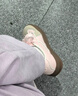 Kappa卡帕女鞋厚底滑板鞋子女2026新款運動(dòng)休閑鞋軟底德訓鞋小粉鞋 奶茶粉 38 曬單實(shí)拍圖