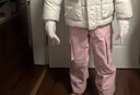 雅鹿雅鹿兒童加厚羽絨褲外穿保暖男童女童2024冬季新款中大童寶寶戶(hù)外 蜜桃粉 防寒羽絨褲 140cm 充絨量32g 曬單實(shí)拍圖