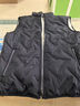 軒萊雅輕薄羽棉服男馬甲2025新款背心秋冬季短款輕薄外穿馬夾坎肩男外套 M77【黑色】 4XL 曬單實(shí)拍圖