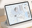 RBP適用iPad Pro234平板11寸保護套20/21/22版3Y折保護殼筆槽亞克力質(zhì)感氣囊防彎抗摔多角度-米兔藍星 曬單實(shí)拍圖