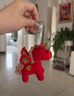 右客新款2026天使小馬年掛件馬鞍鉤織鉤針編織材料包手工diy新年禮物 新年紅色天使小馬掛件【材料包+教程】 曬單實(shí)拍圖
