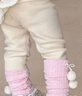 瑪米瑪卡（MOMOCO）兒童打底褲冬季保暖厚款女童內搭毛球打底褲 白杏色 110 曬單實(shí)拍圖
