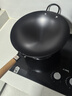 章?tīng)钤虑鸪村佽F鍋無(wú)涂層家用不粘鍋已開(kāi)鍋傳統精鐵老式炒菜鍋燃氣灶 36cm大師款(帶耳單鍋) 36cm 曬單實(shí)拍圖