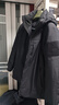 龍牙二代龍牙戰鷹戰術(shù)羽絨服冬季高蓬防風(fēng)通勤羽絨服扛靜電鵝絨服 極夜黑 L 180/100A 曬單實(shí)拍圖