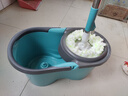 旋轉拖把桶好神拖自動(dòng)地拖布桶家用墩布拖把加厚脫水免手洗吸水 【綠色套裝】拖把桶+金屬籃+金屬盤(pán) 含1塊原裝布 曬單實(shí)拍圖