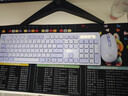 聯(lián)想（lenovo）無(wú)線(xiàn)鍵盤(pán)鼠標套裝 鍵鼠套裝 全尺寸鍵盤(pán) 商務(wù)辦公 USB 適用筆記本臺式機一體機 T221 紫色 曬單實(shí)拍圖
