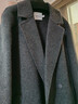 紅袖100%美利奴羊毛大衣2025冬季新款女裝【靜奢智感】高級雙面呢外套 深灰080 M 曬單實(shí)拍圖