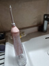 拜爾（BAIR） M3電動(dòng)沖牙器家用便攜式 清潔口腔洗牙器水牙線(xiàn)沖洗器潔牙器牙套清洗 送男女朋友禮物 M3Plus 300ml大水箱 粉色 5支噴頭 曬單實(shí)拍圖