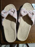 遠港四季防臭亞麻拖鞋女夏室內居家用防滑男春秋棉麻布涼拖不臭腳地板 【女款】粉色波點(diǎn) 39 【女碼】40 曬單實(shí)拍圖
