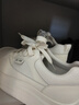 達芙妮松糕小白鞋女2025新款休閑鞋女百搭運動(dòng)白色板鞋女鞋 米白色 38 曬單實(shí)拍圖