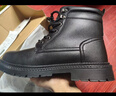 藍鷗盾勞保鞋男士冬季高幫加絨棉鞋防砸鋼包頭防刺安全工作鞋D1118N 41 曬單實(shí)拍圖