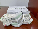 李寧（LI-NING）飛電5 ELITE跑步鞋男2025新款輕量回彈馬拉松競速訓練跑鞋ARMV003 乳白色-4 40 (250mm) 曬單實(shí)拍圖