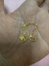 周六福小甜花黃金手鏈女足金999新年生日禮物A0710814 約2.47g 16+3cm 曬單實(shí)拍圖