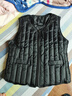 反季羽絨棉馬甲女短款內穿背心秋冬季新款中老年修身保暖大碼坎肩 黑色【女士?jì)却┟揆R甲】 4XL  【建議145-160斤】 曬單實(shí)拍圖
