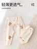 貝瑞加（Babyprints）嬰兒開(kāi)襠褲2條裝新生兒按扣褲子初生寶寶純棉褲子柔軟 刺猬熊66 曬單實(shí)拍圖