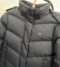 FILA 斐樂(lè )官方女士羽絨服2025冬季新款基礎簡(jiǎn)約休閑保暖連帽外套 傳奇藍-NV S 160/80A/S 曬單實(shí)拍圖
