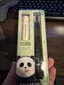 百樂(lè )（PILOT）KAKUNO笑臉?shù)摴P熊貓限定鋼筆小學(xué)生3-6年級可換墨囊簽字筆套裝CA.FKAPD25BF-IC-ZH  F咀 白蓋/黑桿 曬單實(shí)拍圖