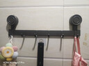 慕質(zhì)吸盤(pán)掛鉤門(mén)后強力承重浴室廚房免打孔毛巾架子壁掛式墻上壁掛排鉤 槍灰-吸盤(pán)掛鉤6鉤 曬單實(shí)拍圖
