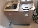 揚子洗衣機半自動(dòng)大容量家用雙桶雙缸洗衣機脫水雙筒 9公斤玻璃面板-小型款 曬單實(shí)拍圖