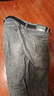 真維斯（Jeanswest）牛仔褲男春季男士牛仔褲寬松直筒長(cháng)褲彈力休閑長(cháng)褲子男黑灰色36 曬單實(shí)拍圖