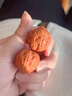 芯奢水晶玉化皮文玩核桃男精品小秋子手玩迷你小核桃盤(pán)玩手把件高品質(zhì) 【上手易紅·水晶玉化皮】夜明珠小秋子28-31mm 曬單實(shí)拍圖